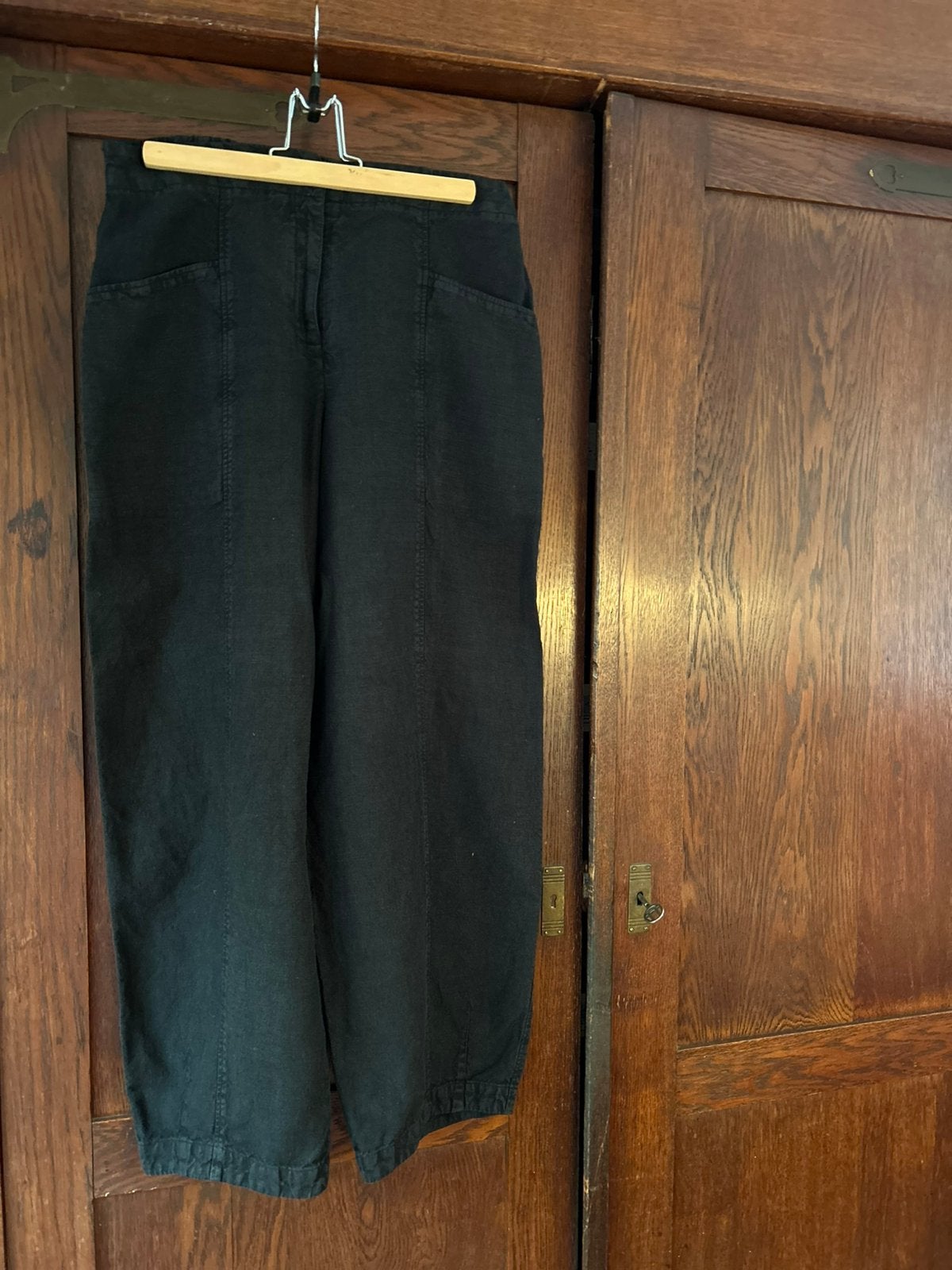 Oska broek, zwart linnen, maat 2, Kleding | Dames, Broeken en Pantalons, Maat 38/40 (M), Zwart, Ophalen of Verzenden, Lang