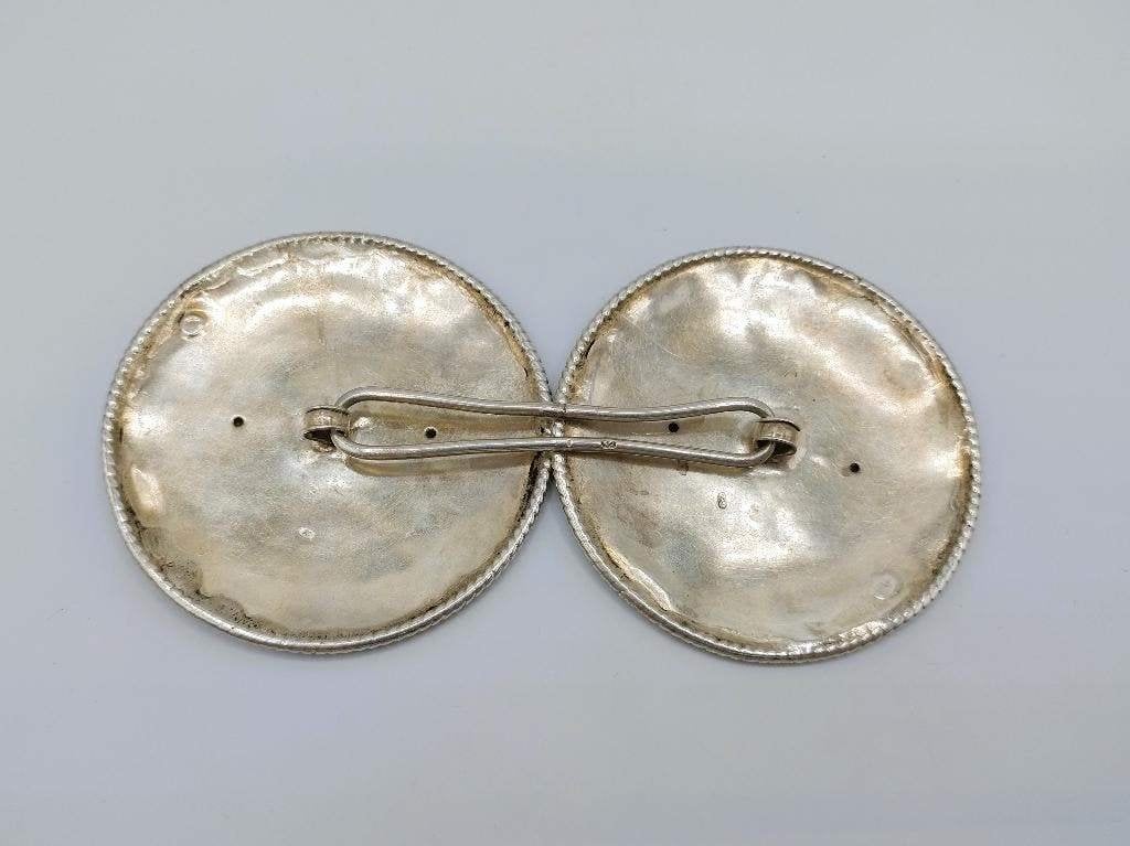 Antieke zilveren broekstukken, Walcheren, 1902, Antiek en Kunst, Antiek | Goud en Zilver, Verzenden, Zilver