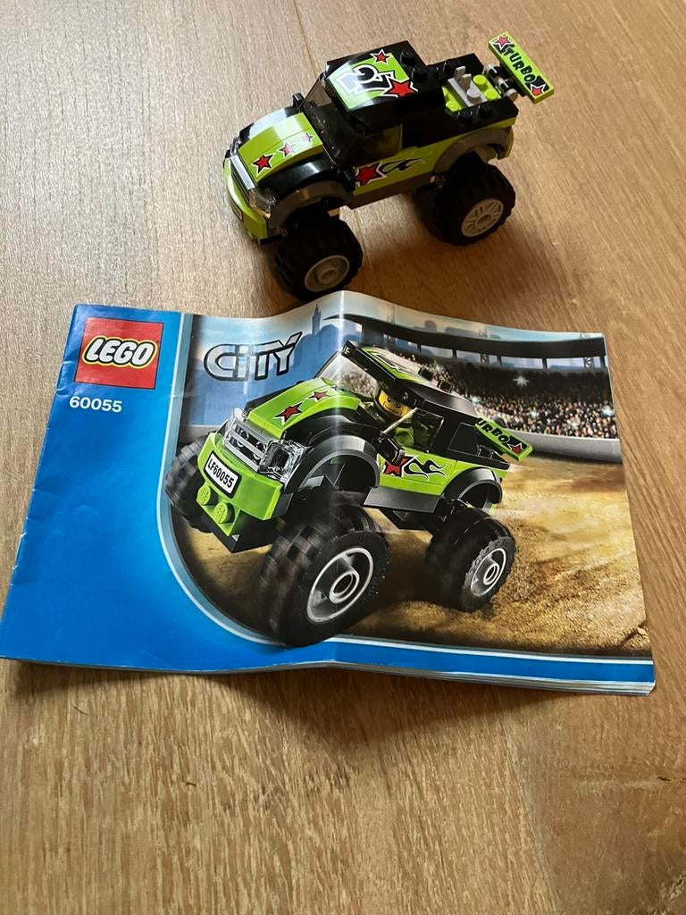 Lego city monstertruck 6055, Kinderen en Baby's, Speelgoed | Duplo en Lego, City, Lego, Ophalen of Verzenden, Zo goed als nieuw