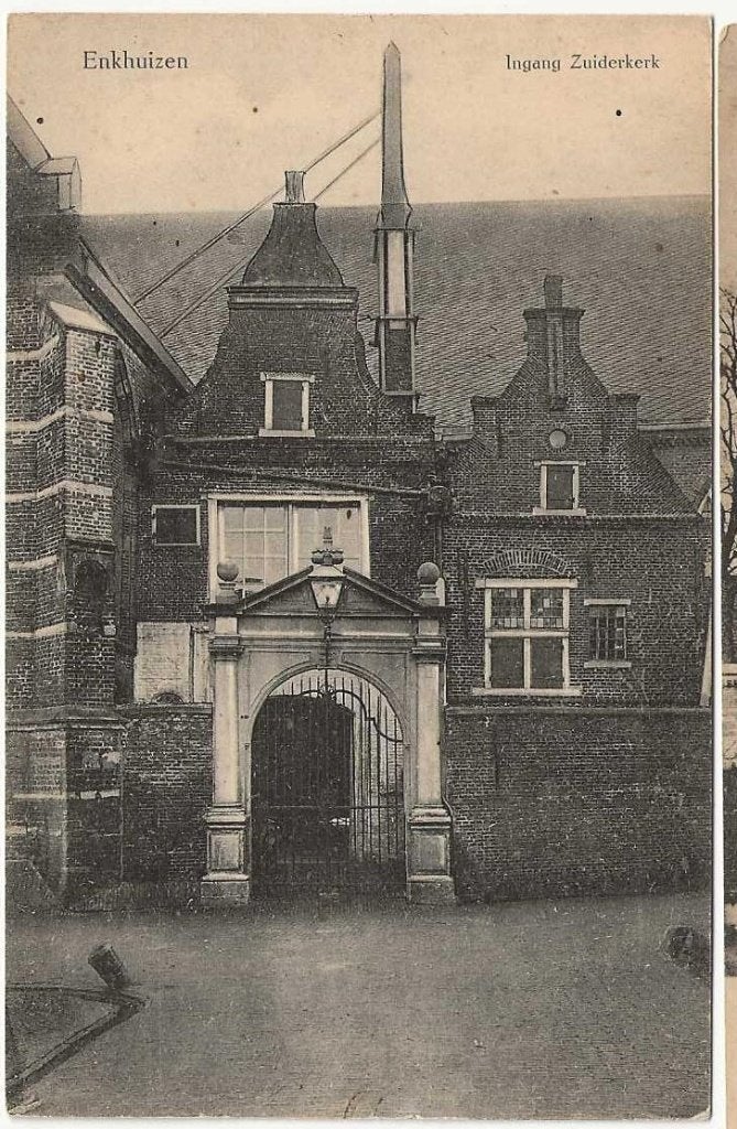 Enkhuizen-260  Ingang Zuiderkark, Verzenden, 1920 tot 1940, Ongelopen, Noord-Holland