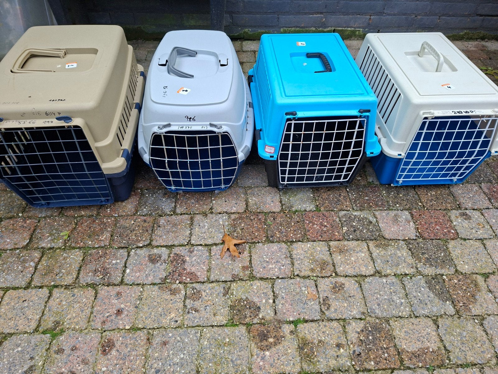 Transportboxen, Ophalen, Gebruikt