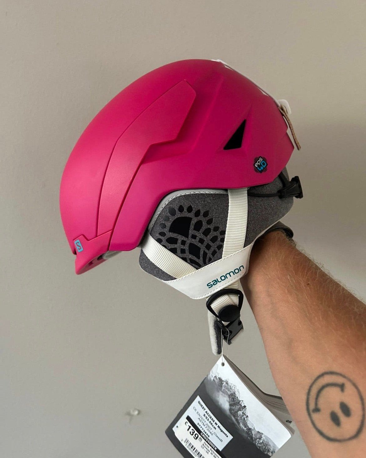 Salomon roze skihelm maat S, Sport en Fitness, Overige typen, Nieuw, Skiën, Salomon