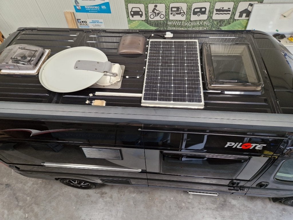 Schotel / satelliet antenne ontvanger TV camper, Ophalen, Gebruikt