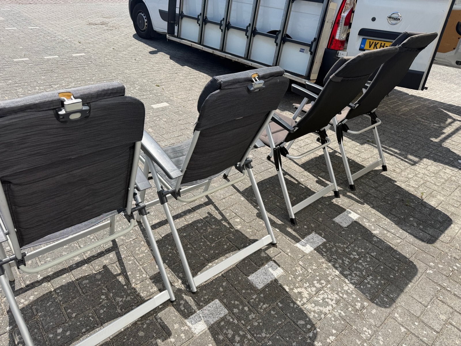 4 Human Nature campingstoelen, verstelbaar, Ophalen, Gebruikt, Campingstoel