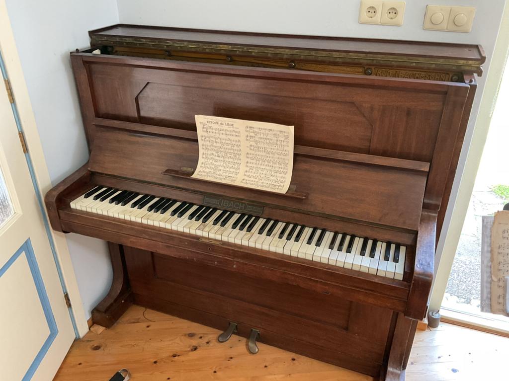 Piano van het merk Ibach, Ophalen, Gebruikt, Bruin, Piano