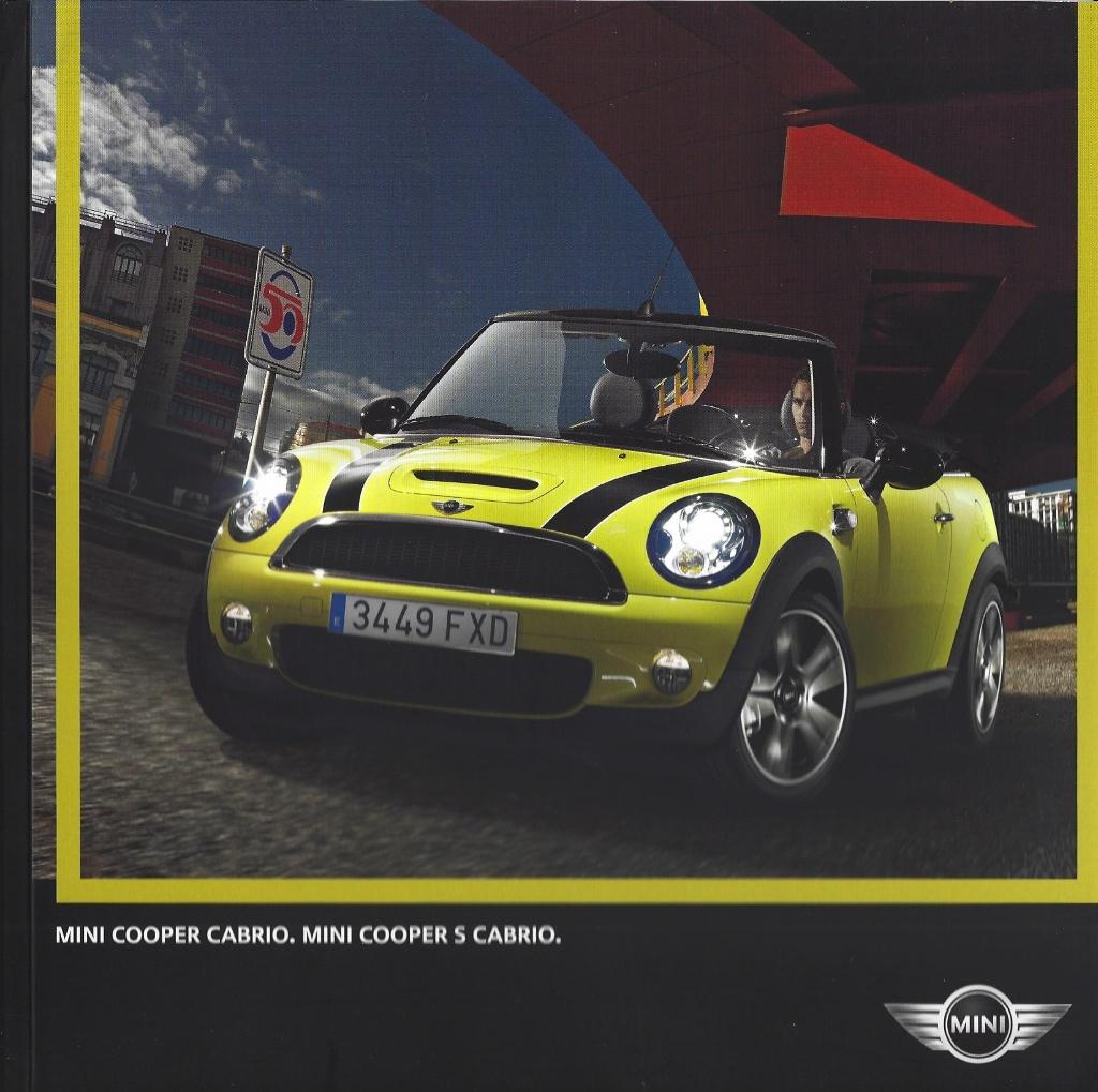 Brochure Mini Cooper Cabrio Februari 2009, Ophalen of Verzenden, Gelezen, Overige merken