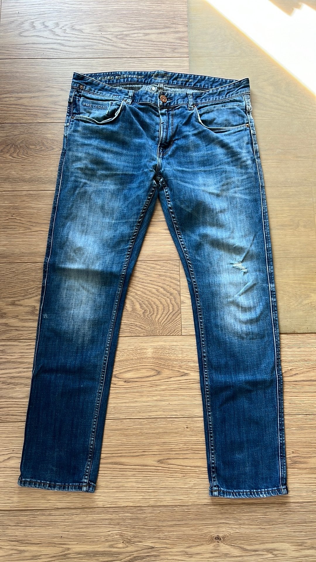 PME LEGEND NIGHTFLIGHT MAAT W38 L34, Ophalen of Verzenden, Zo goed als nieuw, Blauw, W36 - W38 (confectie 52/54)