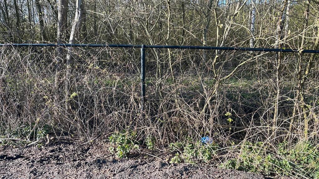 Afrastering hekwerk palen poort tuin, Tuin en Terras, Gaas en Draad, Ophalen, Zo goed als nieuw, Minder dan 10 meter