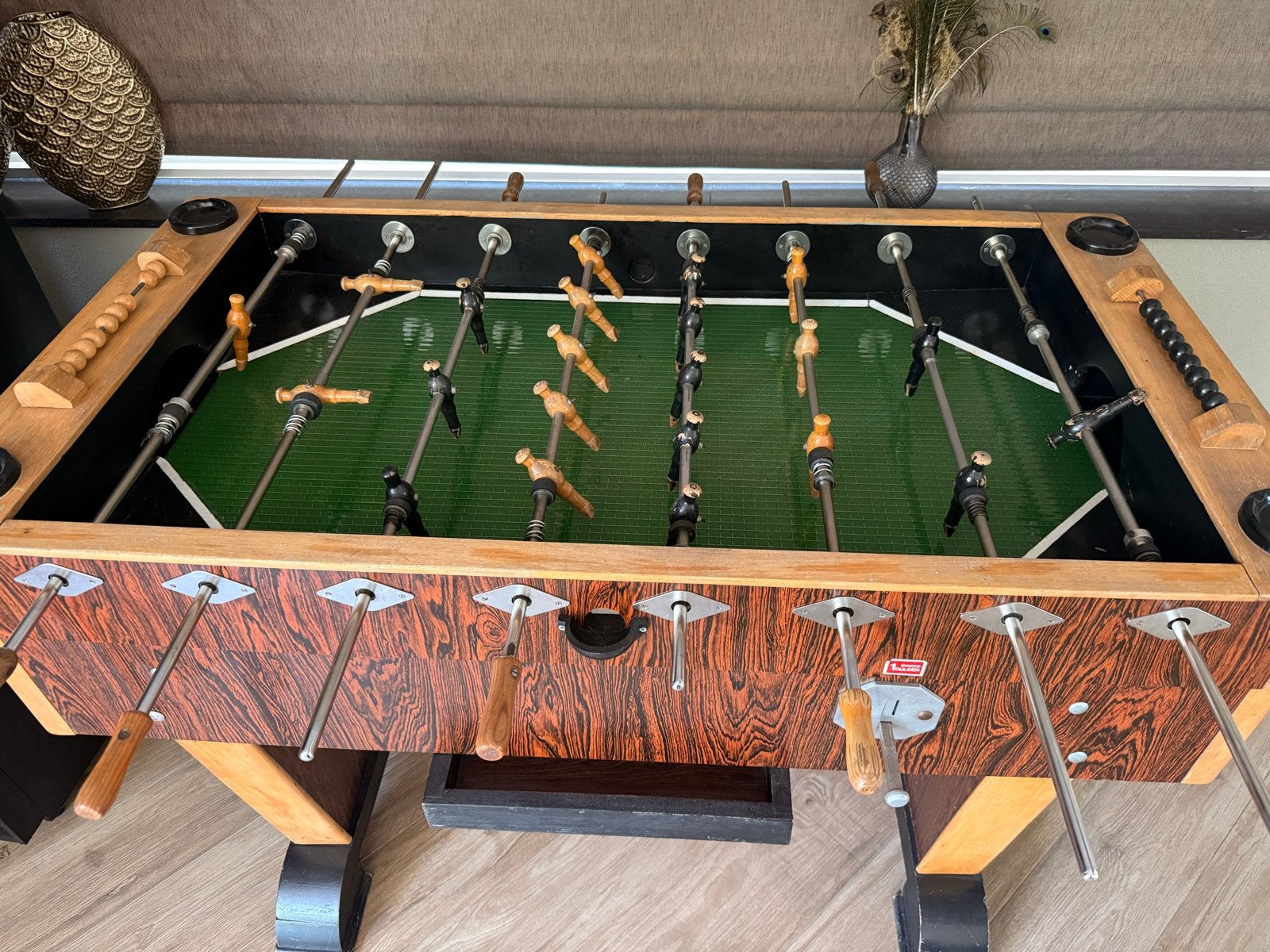 Vintage Tafelvoetbaltafel - Klassiek Design, Kinderen en Baby's, Speelgoed | Voetbaltafels, Ophalen of Verzenden, Gebruikt