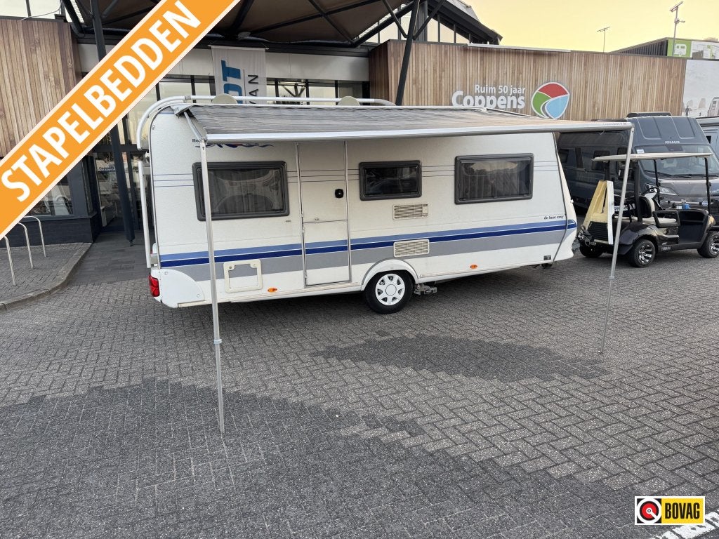 Hobby De Luxe 495 UK 2003 Mover,Tent,Mover!!!, Caravans en Kamperen, Caravans, Overige typen, Hobby, Bedrijf, Treinzit