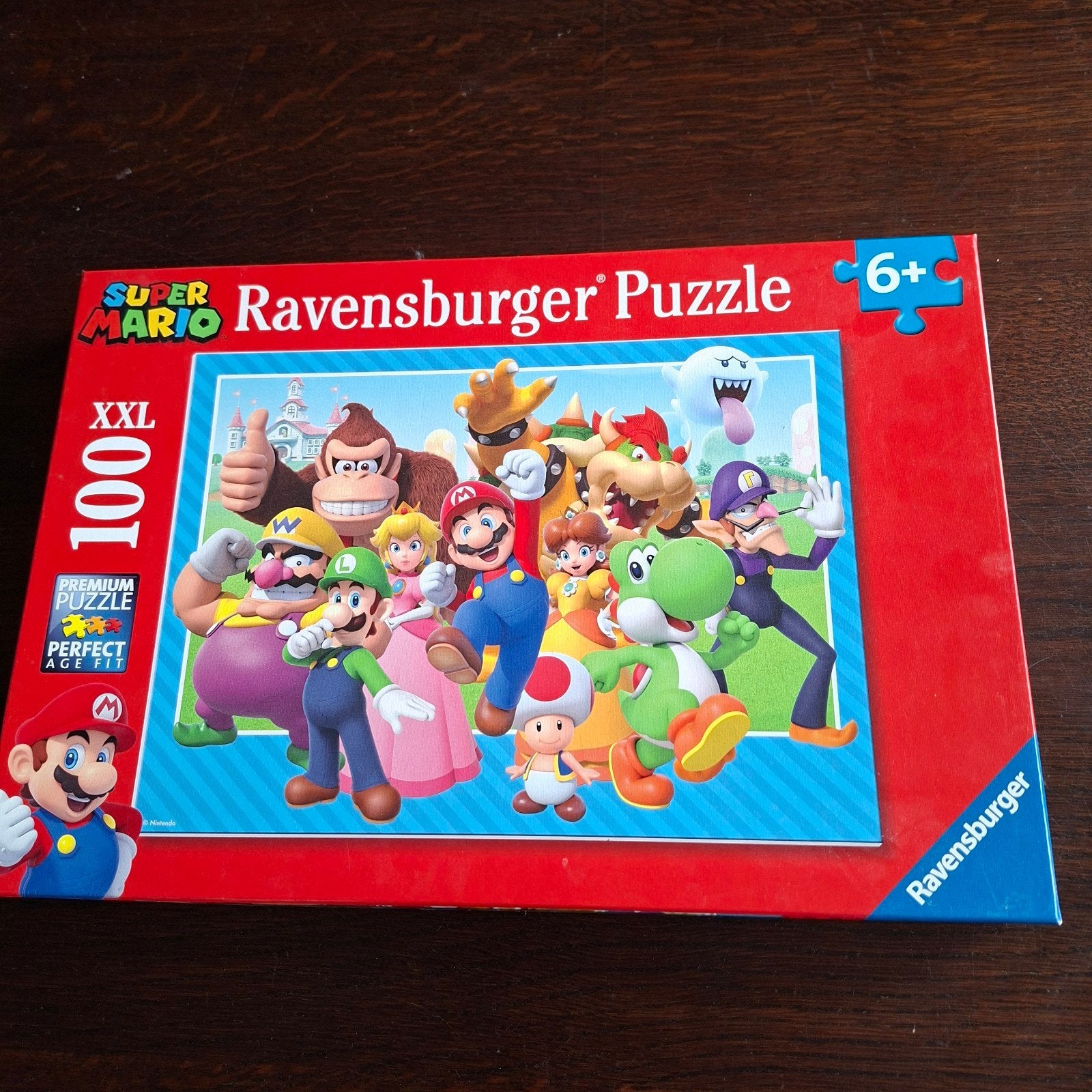 Puzzel van Super Mario 100 stukjes, Ophalen of Verzenden, Meer dan 50 stukjes, Zo goed als nieuw, 6 jaar of ouder