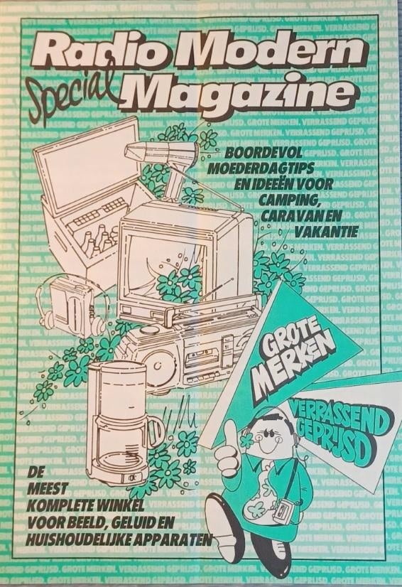 Vintage Radio Modern Voorjaars-Magazine (1992), Ophalen of Verzenden, Audio en Video