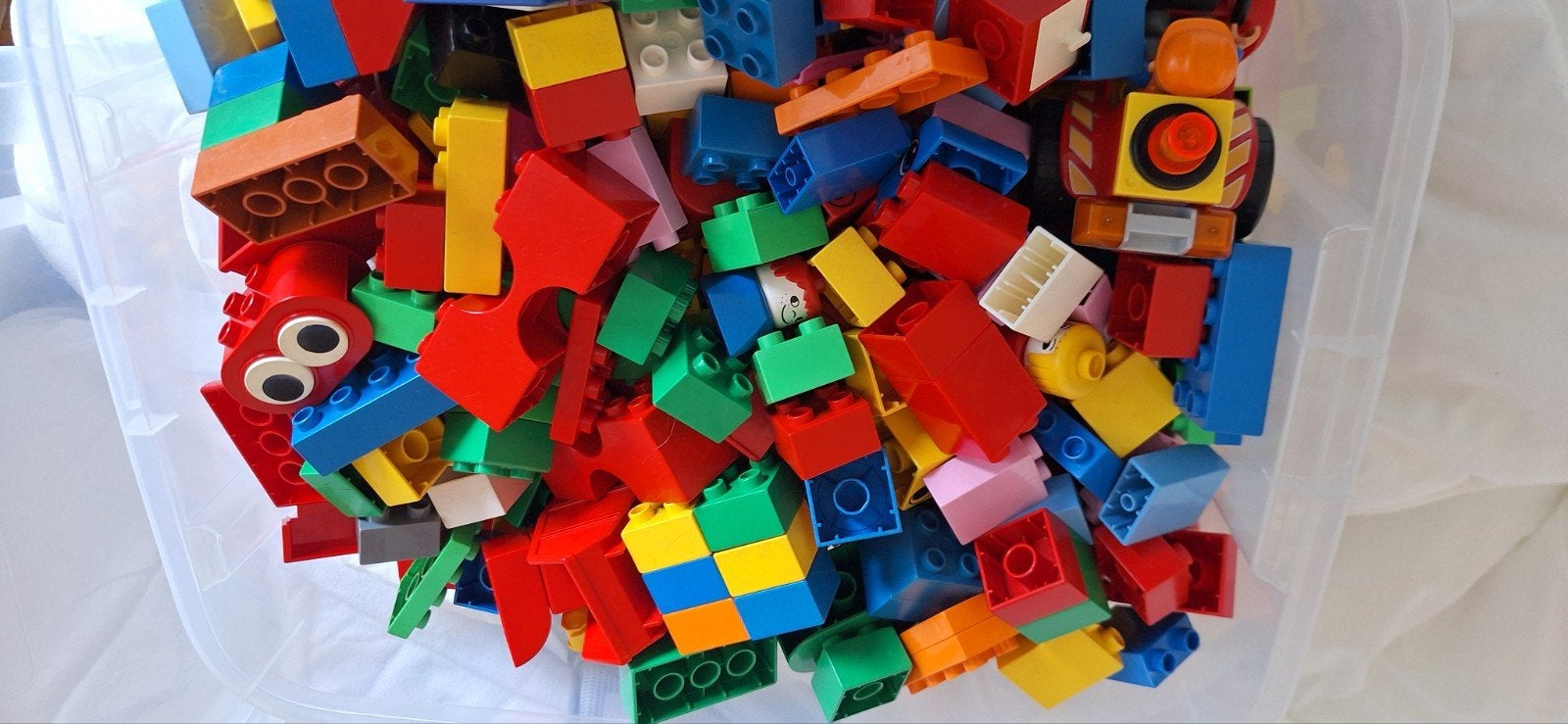 Grote partij LEGO Duplo met voertuigen, grondplaten en meer, Kinderen en Baby's, Speelgoed | Duplo en Lego, Gebruikt, Ophalen of Verzenden