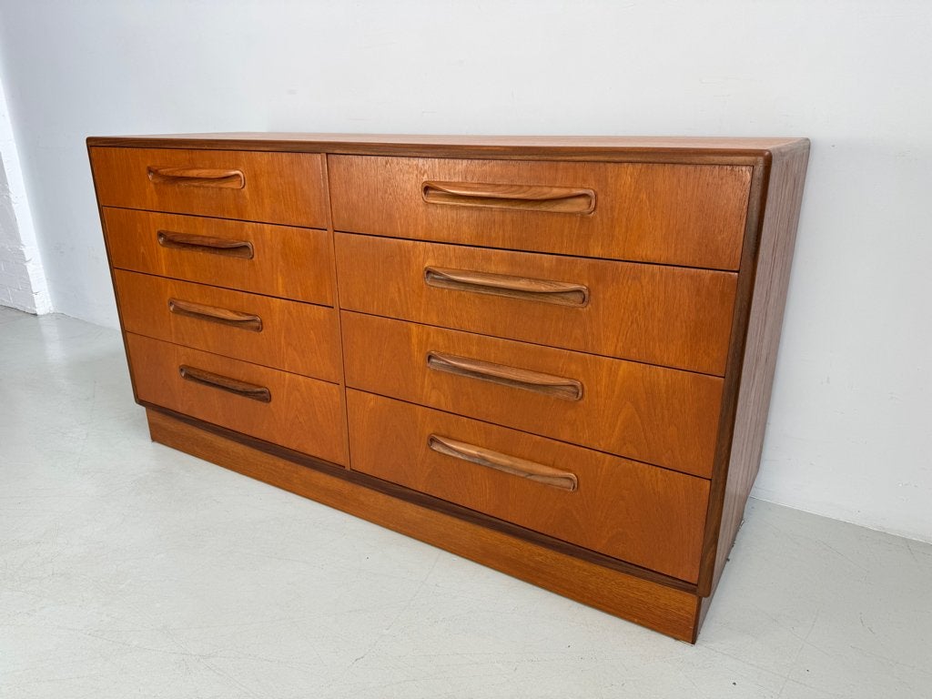 Vintage ladekast G-Plan., Verzenden, 50 tot 100 cm, Zo goed als nieuw, 3 of 4 laden