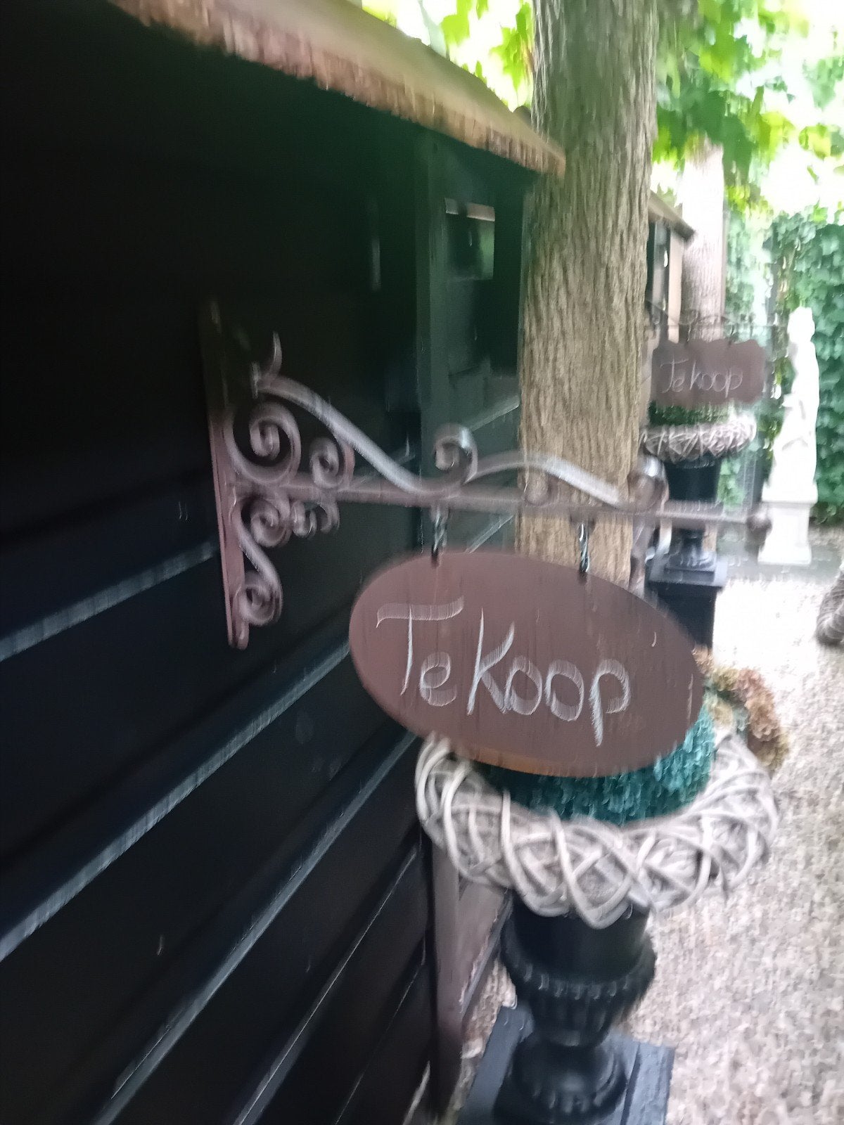 Leuk uithangbordje gietijzer, Ophalen of Verzenden