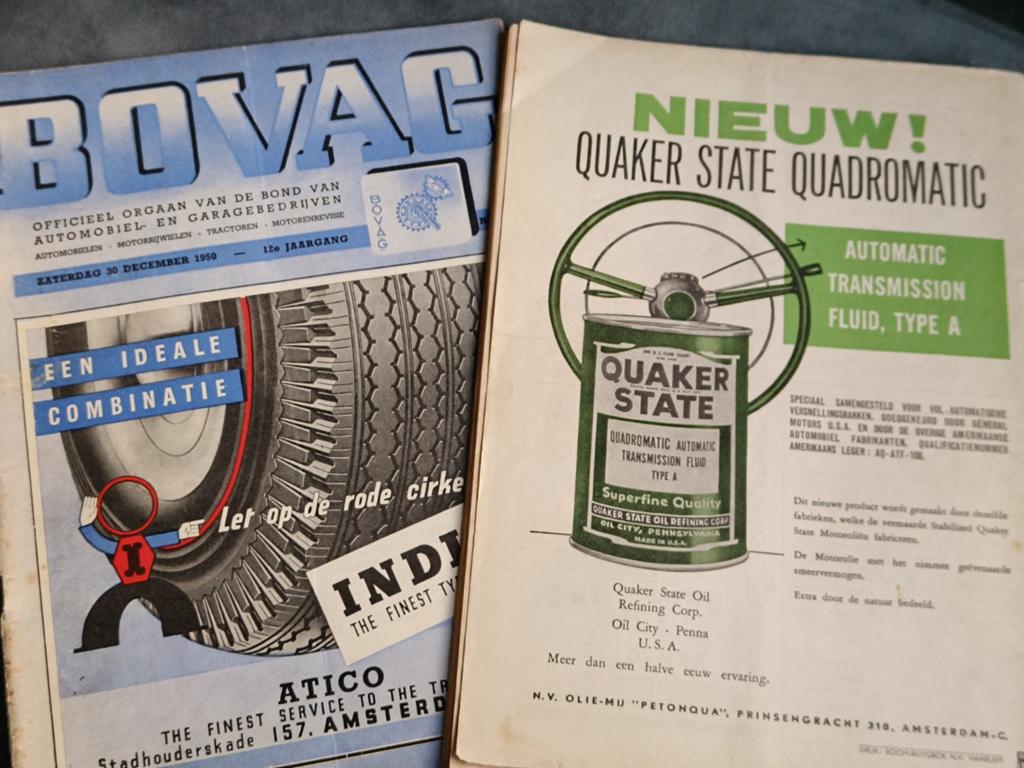BOVAG, GEDORE, BEVEROL, BOUGIE, OLIE, Verzamelen, Ophalen of Verzenden, 1940 tot 1960, Tijdschrift
