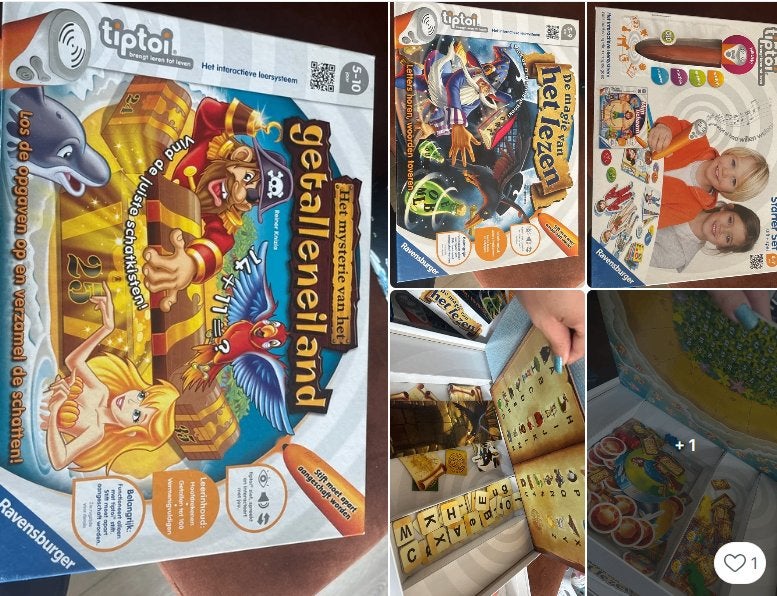 Tiptoi Starter Set + 2 extra spellen, Kinderen en Baby's, Ophalen of Verzenden, Zo goed als nieuw, Ontdekken