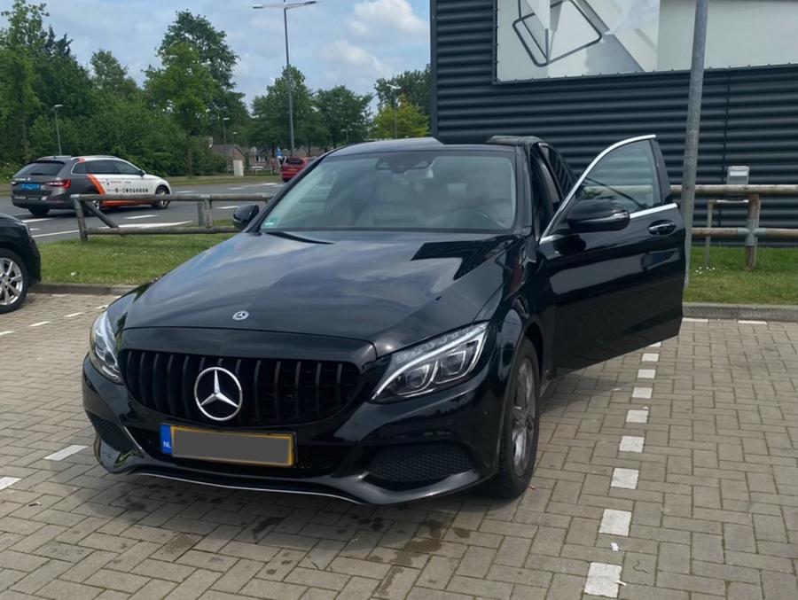 Mercedes Panamericana Grill Zwart voor W205, Ophalen of Verzenden, Zo goed als nieuw