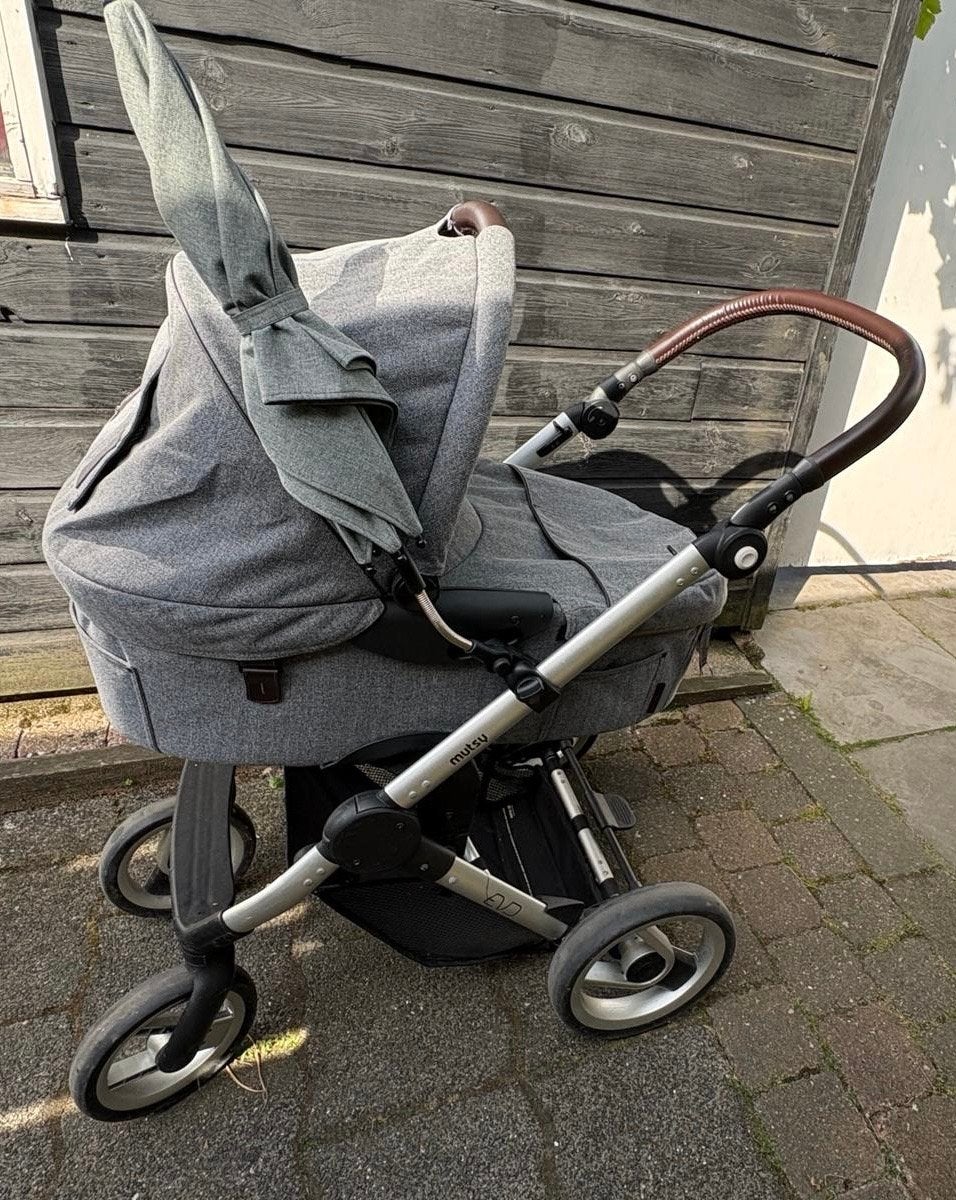 Mutsy EVO Farmer Combiwagen Set + Maxi Cosi, Ophalen, Zo goed als nieuw, Combiwagen, Mutsy