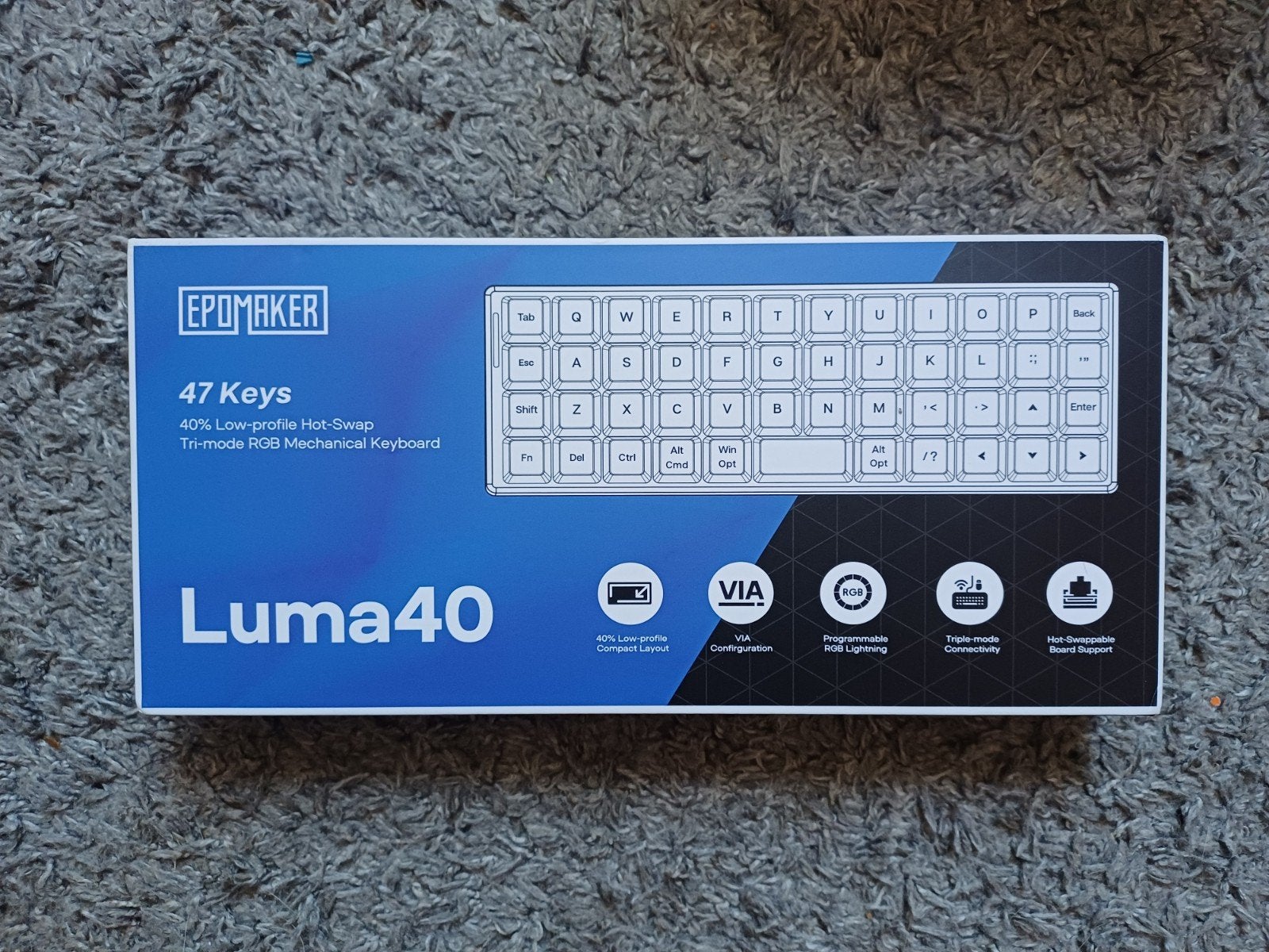 EPOMAKER Luma40, EPOMAKER, Hot-swappable, Nieuw, Ophalen of Verzenden