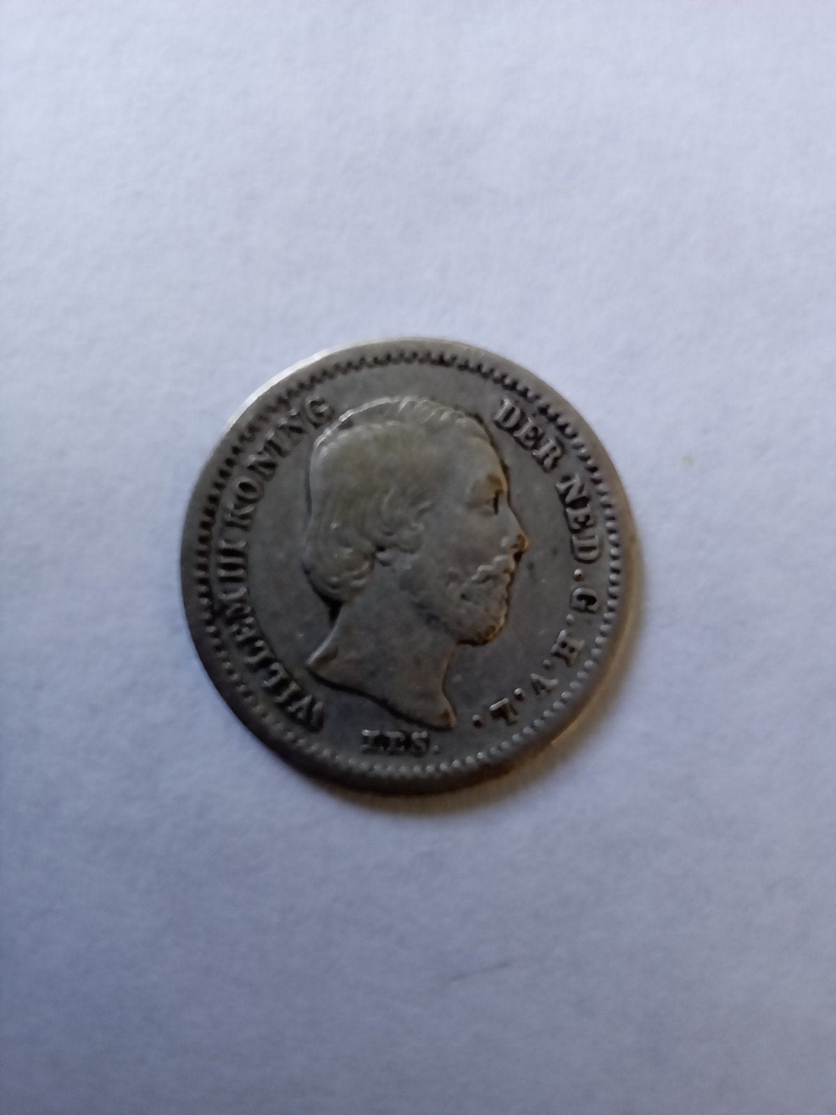 Stuiver uit 1850, Ophalen of Verzenden, Koning Willem III, 5 cent