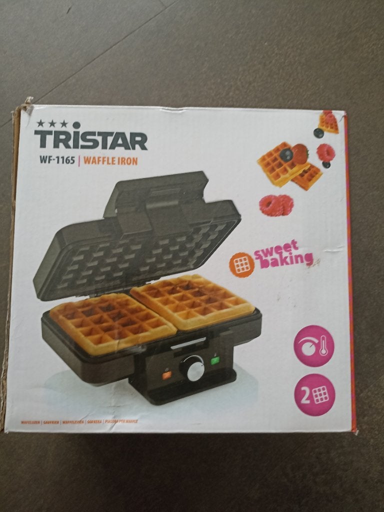 Wafelijzer, nieuw, Tristar, ivm dubbel, Witgoed en Apparatuur, Wafelijzers, Ophalen of Verzenden, Nieuw