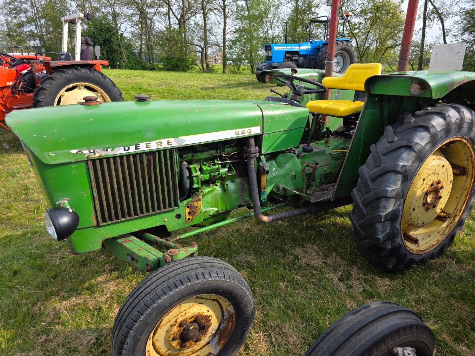 John Deere 920 oldtimer trekker (bj. 1970), Zakelijke goederen, Agrarisch | Tractoren, Oldtimer, Tot 80 Pk, 5000 tot 7500, Ophalen