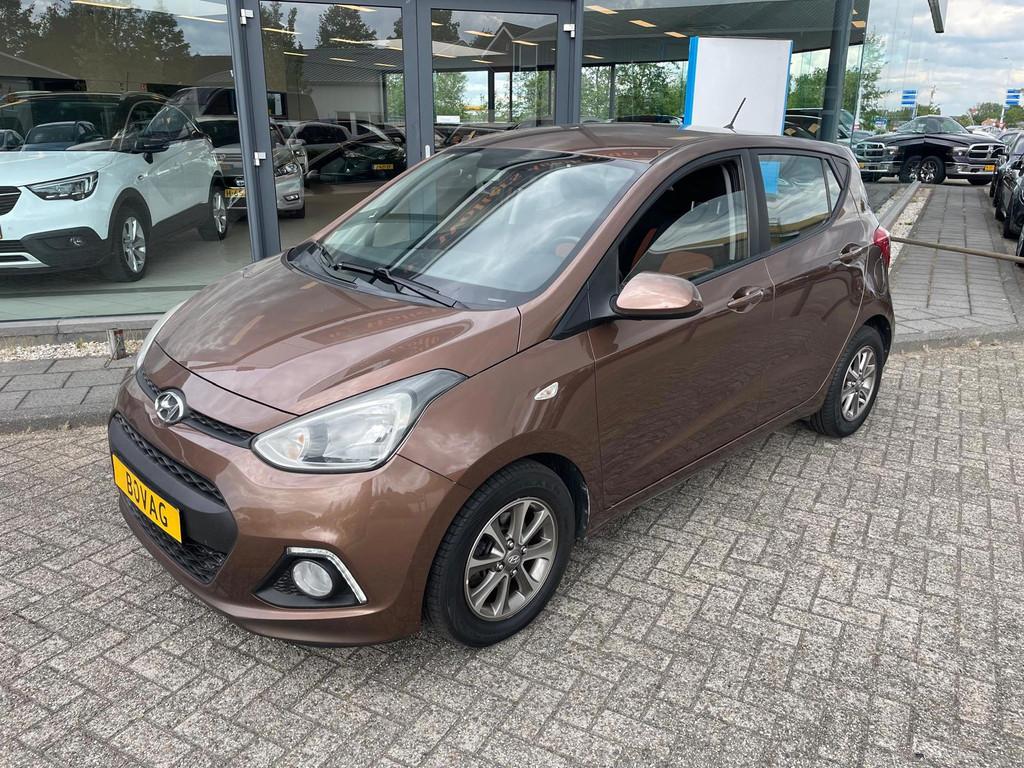 Hyundai I10 1.0i i-Motion Premium, Voorwielaandrijving, Stof, Gebruikt, Zwart
