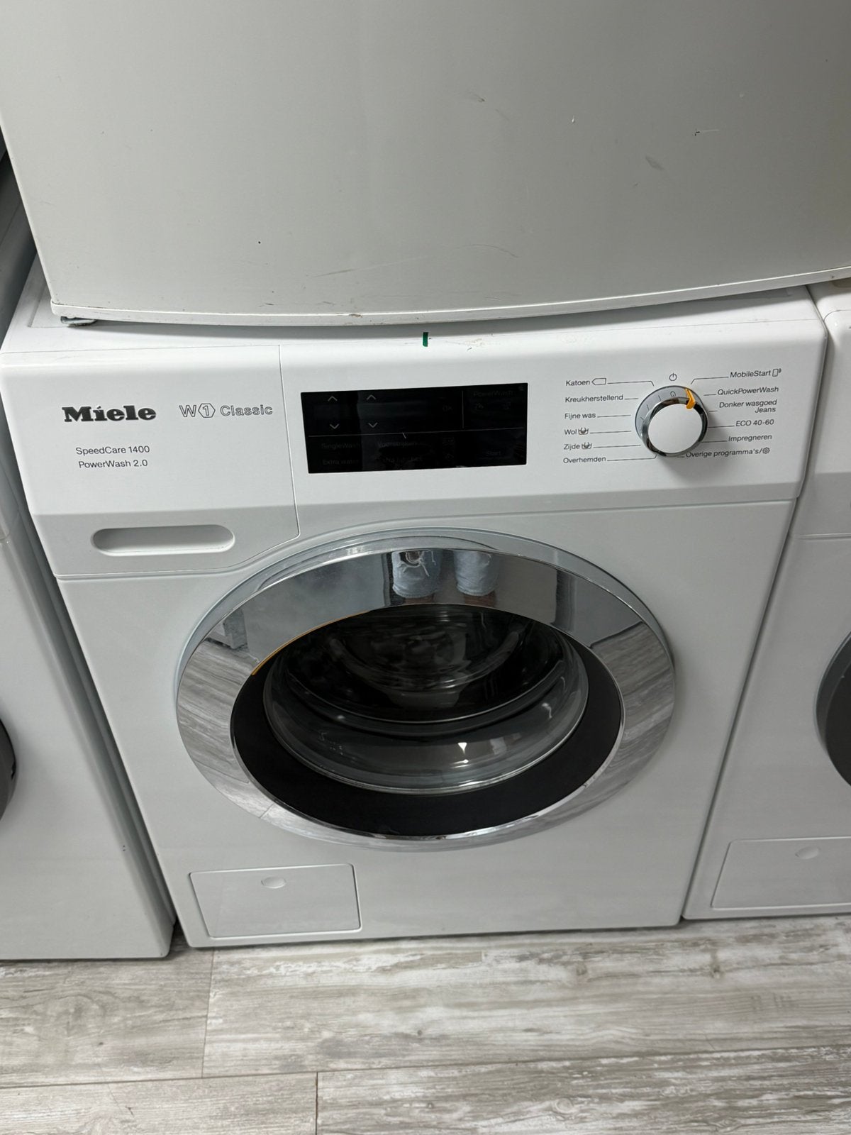 Miele WEG375 WPS Wasmachine 1400RPM 9KG Zo Goed als Nieuw, 1200 tot 1600 toeren, 8 tot 10 kg, Zo goed als nieuw, 85 tot 90 cm