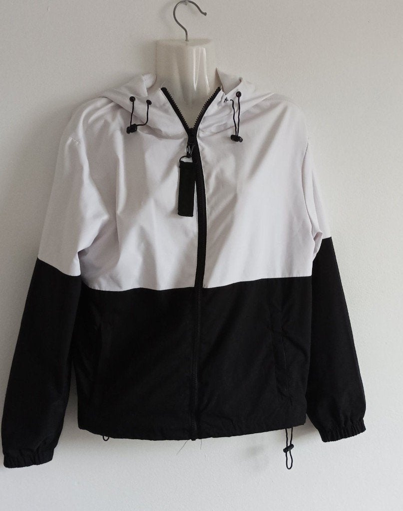 FB Sister Zwart-witte zomerjas Maat S, Kleding | Dames, Jassen | Zomer, Zwart, Ophalen of Verzenden, Maat 36 (S), FB Sister