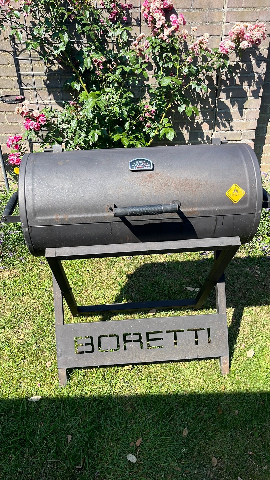 Boretti Barilo houtskool BBQ, Ophalen, Gebruikt, Met accessoires