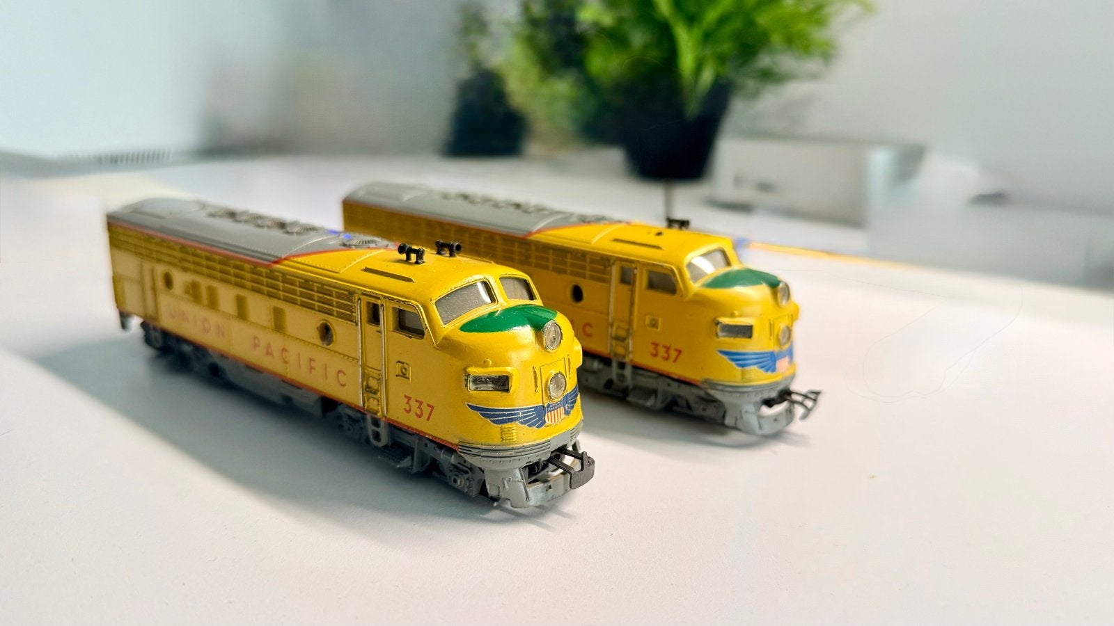 Märklin 3061 + 4061 Union Pacific F7 Diesellocomotieven, Wisselstroom, Ophalen of Verzenden, Analoog, Märklin