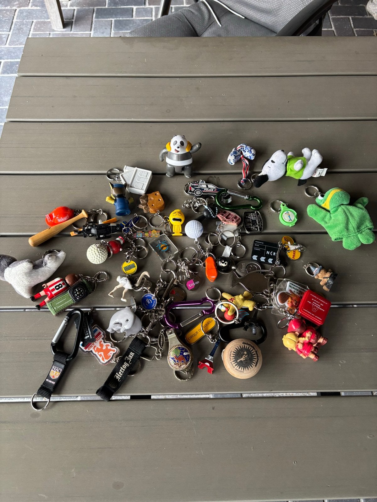 Grote collectie sleutelhangers - diverse soorten, Ophalen of Verzenden, Gebruikt