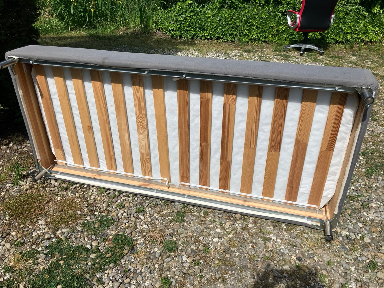 Boxspring 1 persoons, Ophalen, Gebruikt, 90 cm, Eenpersoons
