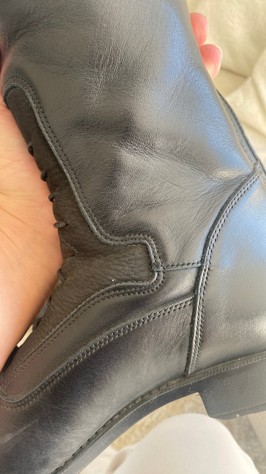 Splinternieuwe lederen rijlaarzen, Dieren en Toebehoren, Inclusief opbergtas, Dressuur, Nieuw, Ophalen of Verzenden