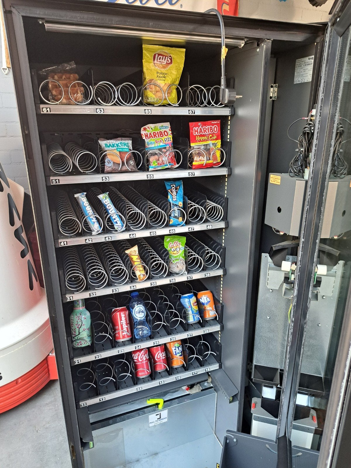 vendo fris/snack automaat gekoeld, Verzamelen, Ophalen