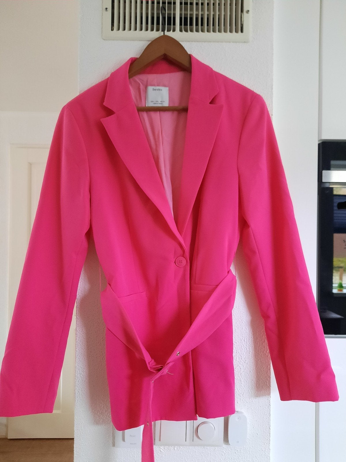 colbert jas, Maat 42/44 (L), Zo goed als nieuw, Jasje, Roze