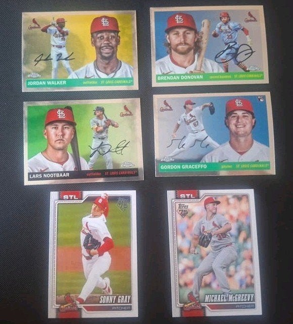 St. Louis Cardinals honkbal kaarten Topps, Ophalen of Verzenden, Buitenlandse clubs, Spelerskaart