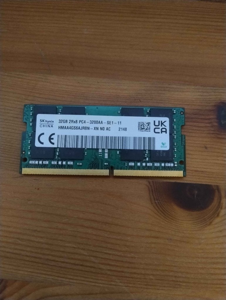 SK hynix 32GB DDR4 3200 MHz RAM, Gebruikt, 32 GB, DDR4, Ophalen of Verzenden