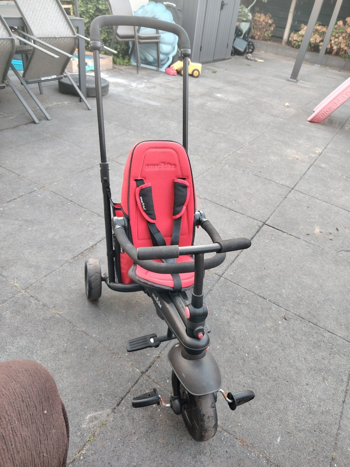 SmarTrike driewieler met duwstang, Ophalen of Verzenden, Gebruikt