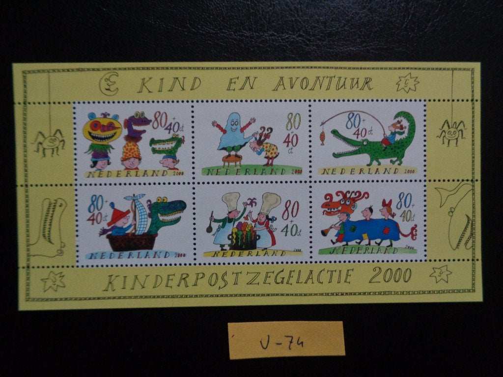 nl - vel kinder zegels / postfris 2000 (v-74), Ophalen of Verzenden, Na 1940, Postfris