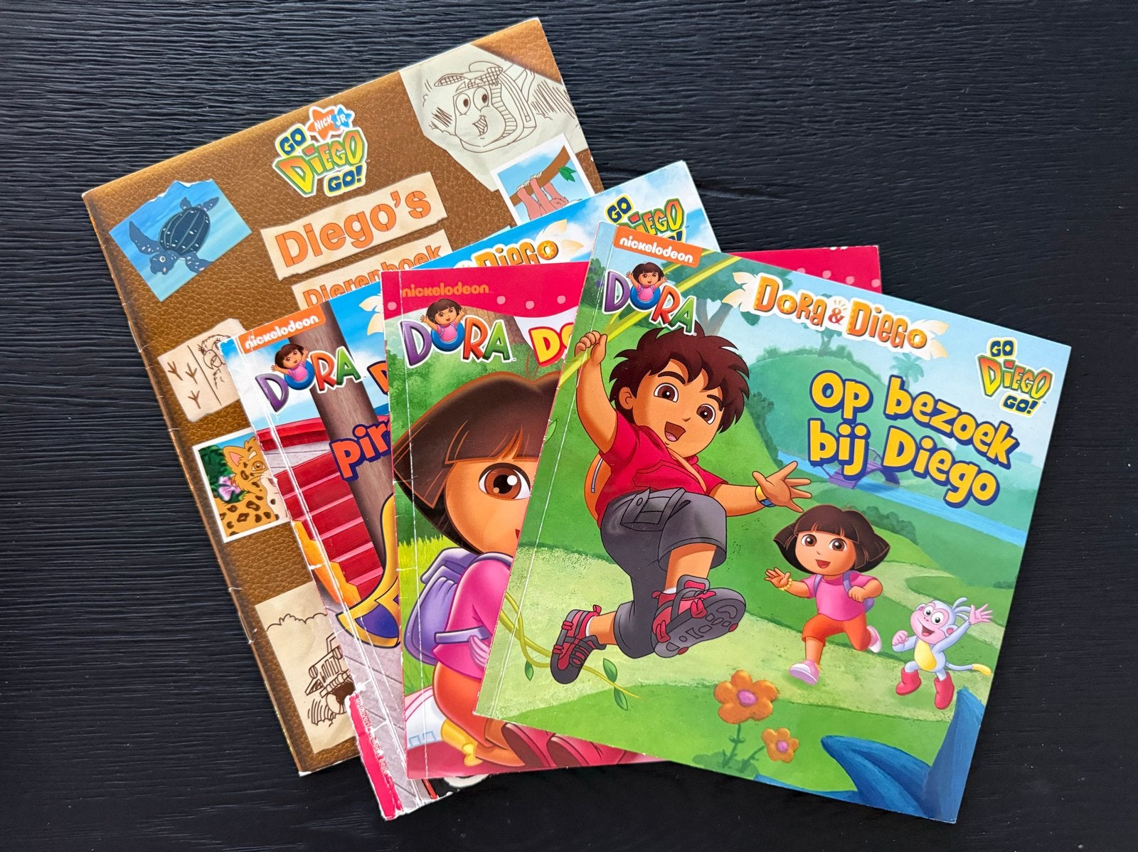 Dora & Diego kinderboeken set - 3 stuks, Boeken, Ophalen of Verzenden, Gelezen, Fictie algemeen