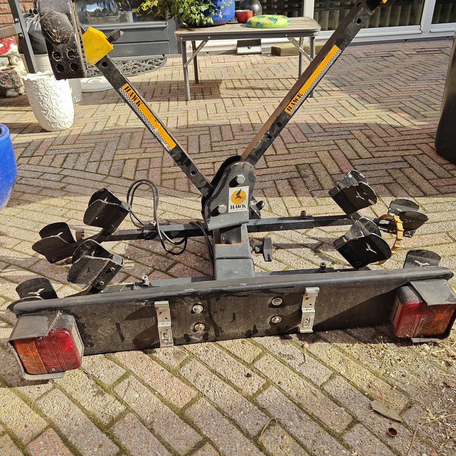Hawk Fietsdrager voor Trekhaak - Gebruikt, Auto diversen, Ophalen of Verzenden, 2 fietsen, Gebruikt, Trekhaakdrager