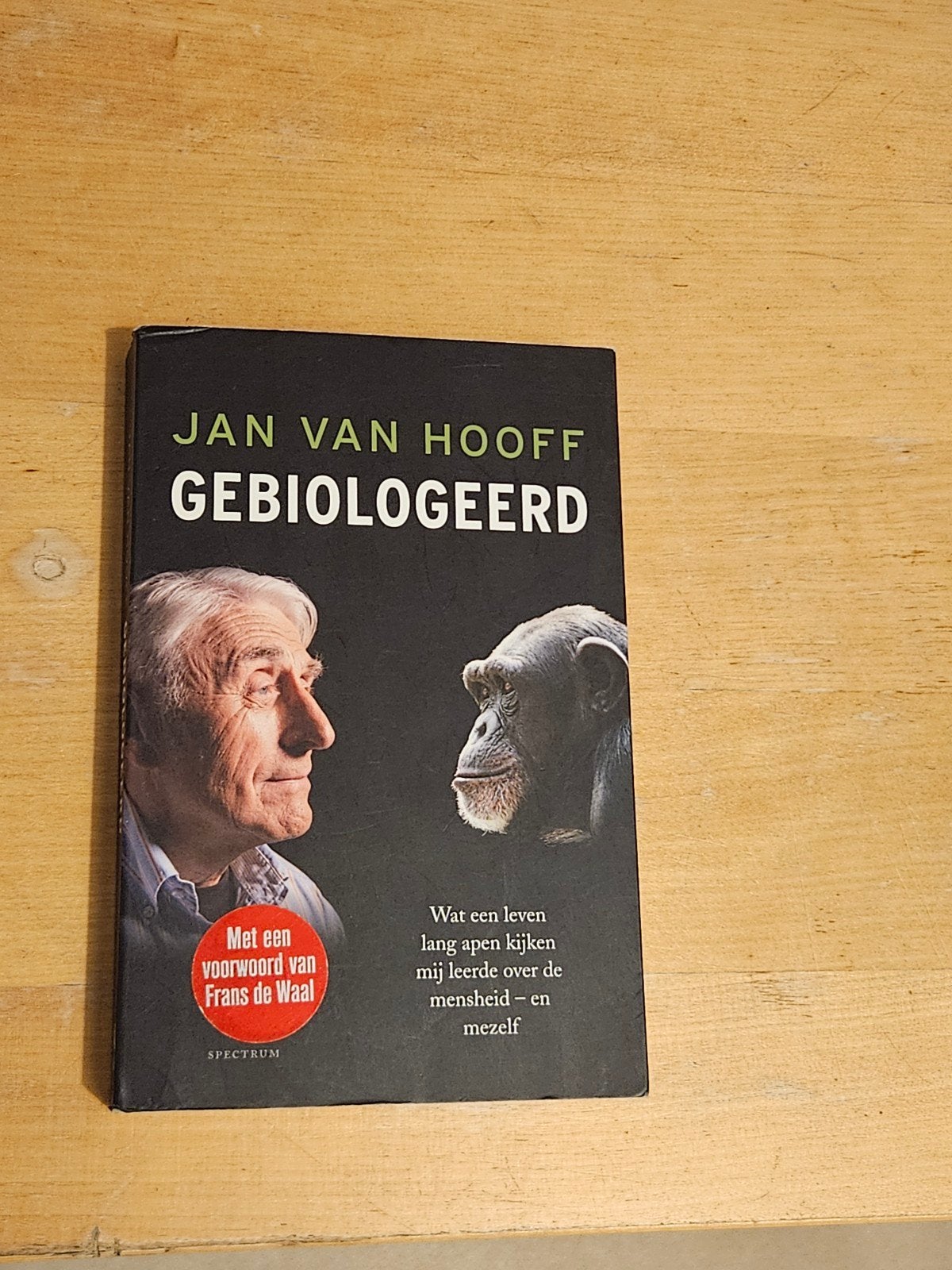 Jan van Hooff - Gebiologeerd, Ophalen of Verzenden, Zo goed als nieuw, Jan van Hooff