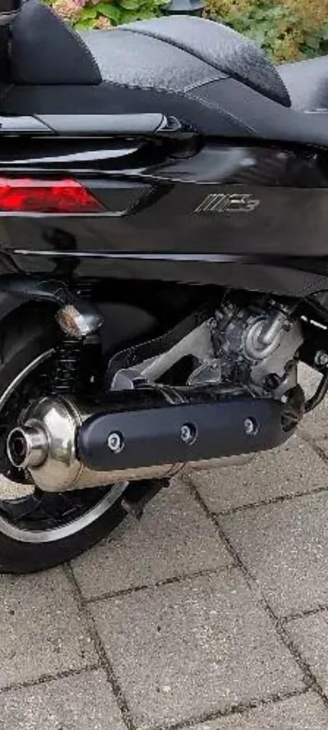 Piaggio MP3 500 originele uitlaat(chroom hitteschild)ruilen, Ophalen, Gebruikt, Uitlaat, Piaggio