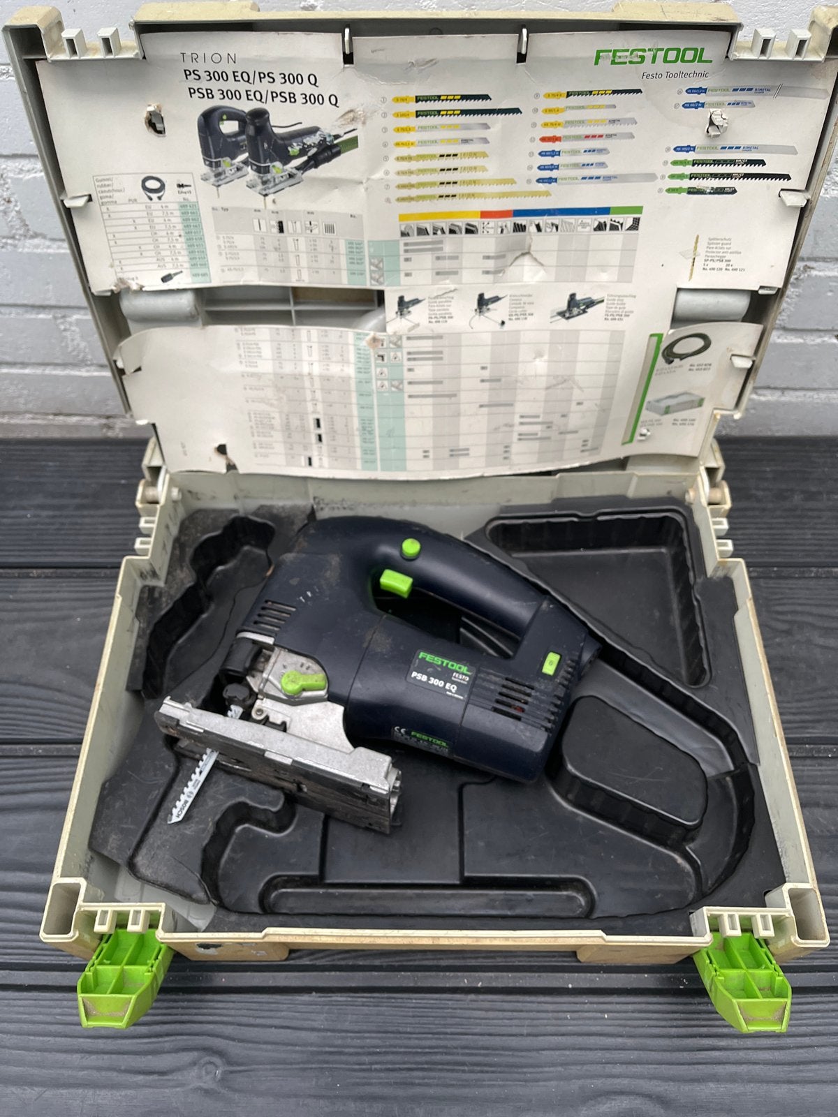 Festool PS 300 EQ Decoupeerzaag in Systainer, Gebruikt, 600 tot 1200 watt, Ophalen of Verzenden, Decoupeerzaag