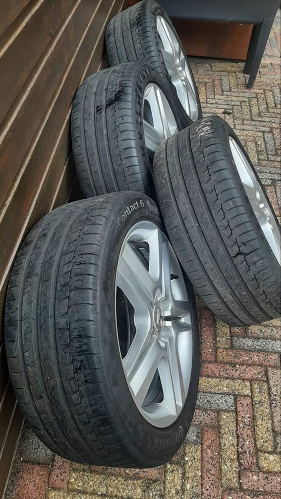 4 stuks autobanden met velgen, Auto-onderdelen, Banden en Velgen, 16 inch, Banden en Velgen, Zomerbanden, 205 mm