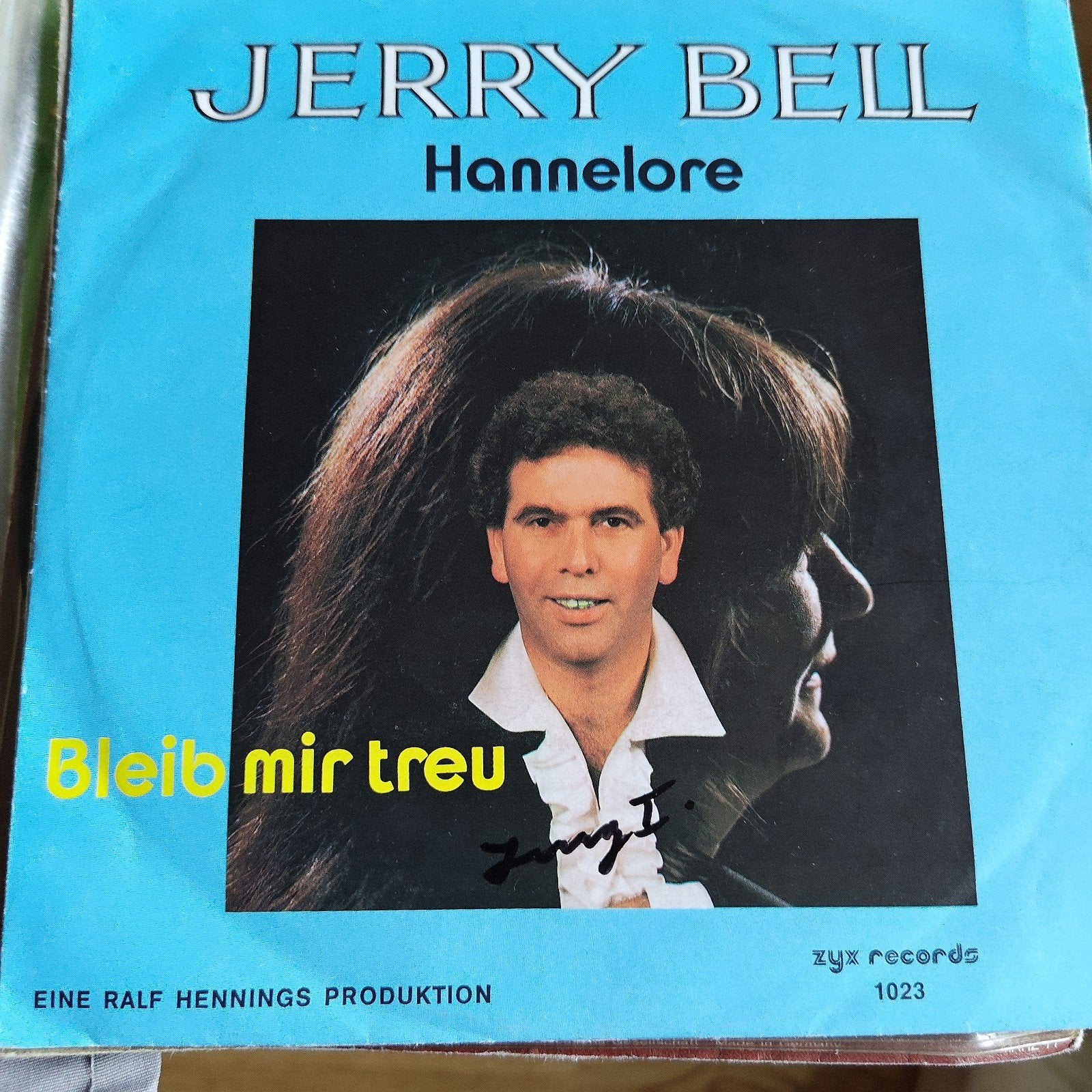 Jerry Bell - Hannelore / Bleib mir treu (7 inch single), Ophalen of Verzenden, Gebruikt, 7 inch, EP