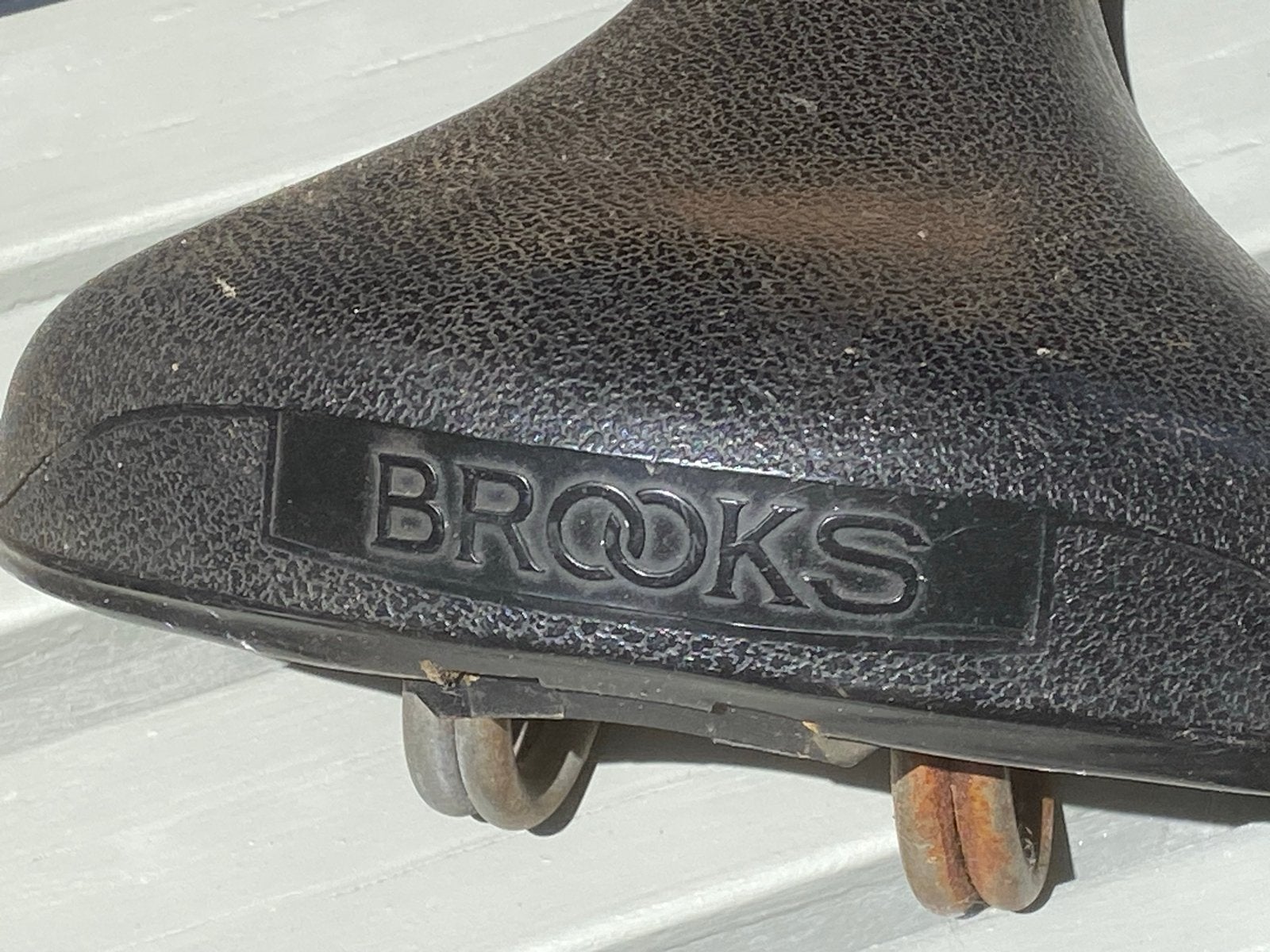Vintage Brooks fietszadel - Klassiek comfort, Gebruikt, Leer, Ophalen of Verzenden, Zadel
