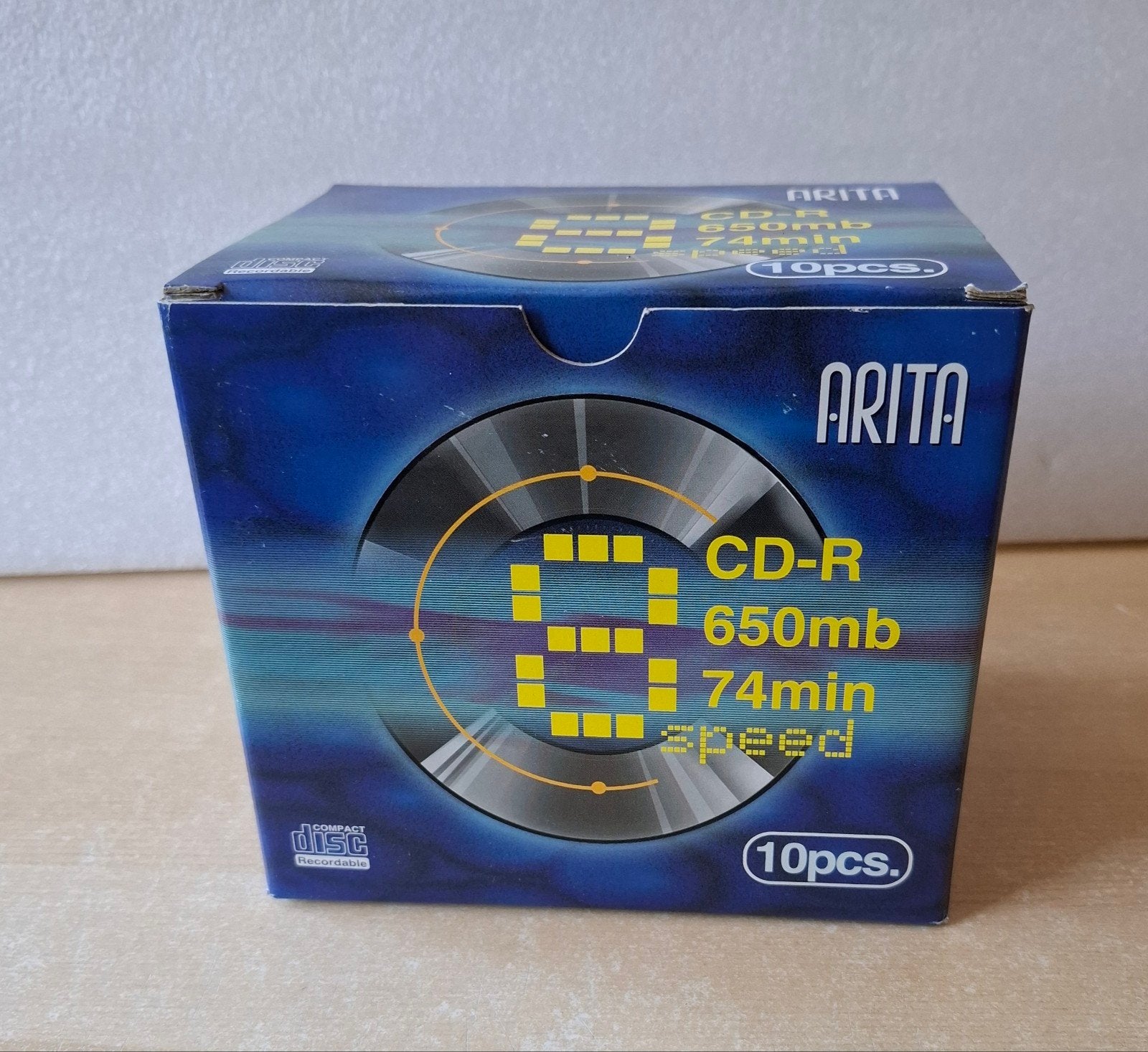 Opslag disc's, 10x, CD-R, 650mb, 74min, speed, Computers en Software, Beschrijfbare discs, Ophalen, Nieuw